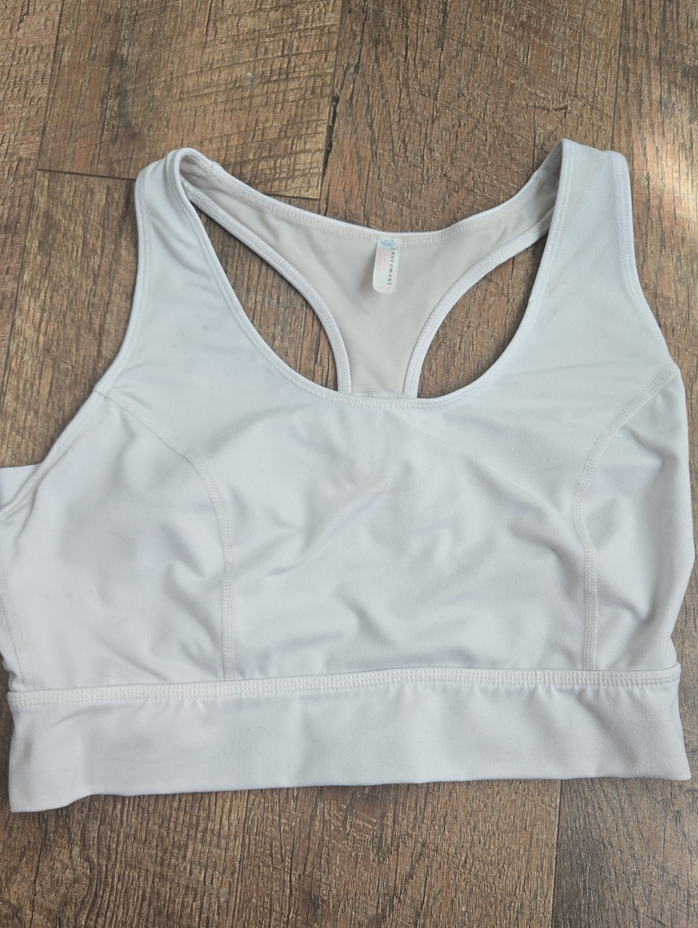 FP Movement by Free People White Racerback Support Sports Bra